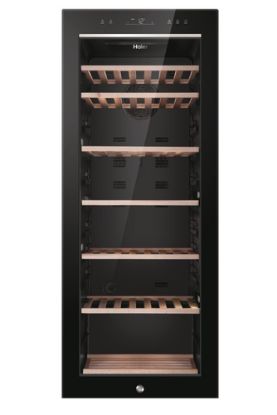Immagine di Haier Wine Bank 50 Serie 5 HWS84GA Cantinetta vino con compressore Libera installazione Nero 84 bottiglia/bottiglie