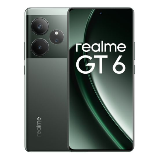 Immagine di realme GT 6 17,2 cm (6.78") Doppia SIM Android 14 5G USB tipo-C 16 GB 512 GB 5500 mAh Verde