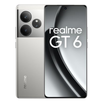 Immagine di realme GT 6 17,2 cm (6.78") Doppia SIM Android 14 5G USB tipo-C 16 GB 512 GB 5500 mAh Argento