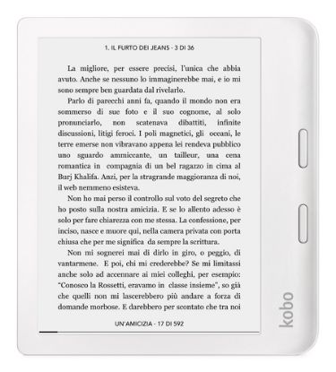 Immagine di Rakuten Kobo Libra 2 lettore e-book Touch screen 32 GB Wi-Fi Bianco