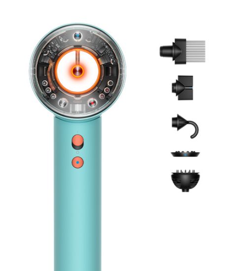 Immagine di Dyson Asciugacapelli Supersonic Nural (acquamarina/tangerine)