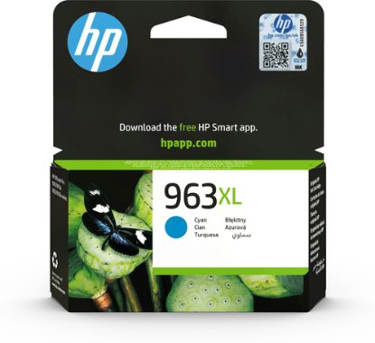 Immagine di HP Cartuccia di inchiostro ciano originale 963XL ad alta capacità