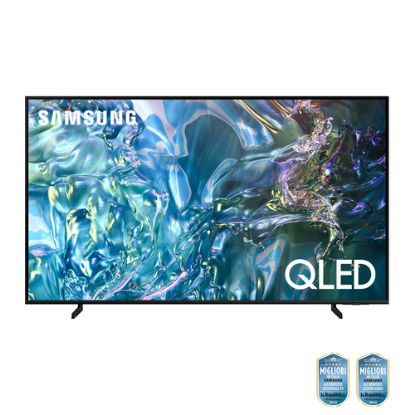 Immagine di Samsung Q60D TV QLED 4K 75” QE75Q60DAUXZT Smart TV Wi-Fi Titan Gray 2024, Quantum Processor Lite 4K, 4K Upscaling, AirSlim Design, OTS Lite