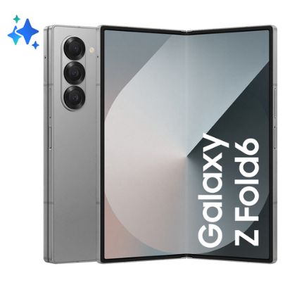 Immagine di Samsung Galaxy Z Fold6 Smartphone AI, 256GB, RAM 12GB, Display 6,3"/7,6" Dynamic AMOLED 2X, Silver Shadow