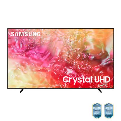 Immagine di Samsung TV Crystal UHD 4K 65” UE65DU7170UXZT Smart TV Wi-Fi Black 2024, Processore Crystal 4K, 4K Upscaling, Slim Look Design, OTS Lite