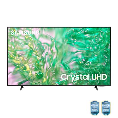 Immagine di Samsung TV Crystal UHD 4K 75” UE75DU8070UXZT Smart TV Wi-Fi Black 2024, Processore Crystal 4K, 4K Upscaling, AirSlim Design, OTS Lite