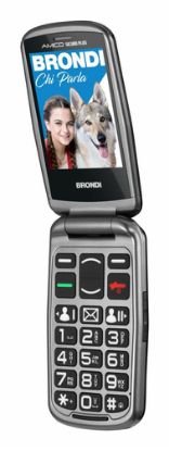 Immagine di Brondi BRONDISICUROPL cellulare 7,11 cm (2.8") 82 g Nero Telefono con fotocamera