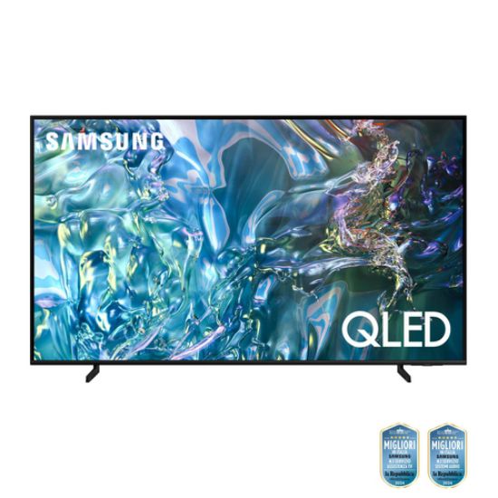 Immagine di Samsung Q60D TV QLED 4K 65” QE65Q60DAUXZT Smart TV Wi-Fi Titan Gray 2024, Quantum Processor Lite 4K, 4K Upscaling, AirSlim Design, OTS Lite