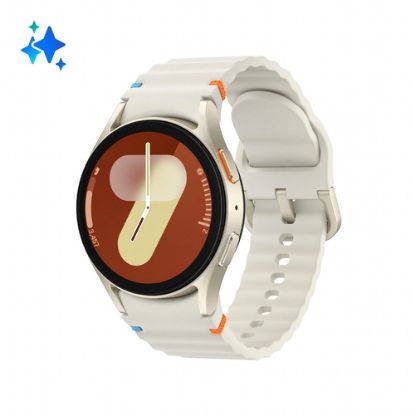 Immagine di Samsung Galaxy Watch7 Smartwatch Galaxy AI, Analisi del Sonno, Controllo con doppio avvicinamento di dita, Batteria a lunga durata, GPS, Bluetooth, Ghiera Touch in Alluminio 40mm Cream