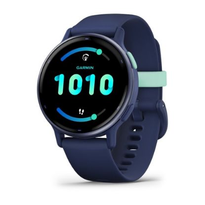 Immagine di Garmin Vivoactive 5 3,05 cm (1.2") AMOLED Digitale 390 x 390 Pixel Touch screen Blu Wi-Fi GPS (satellitare)