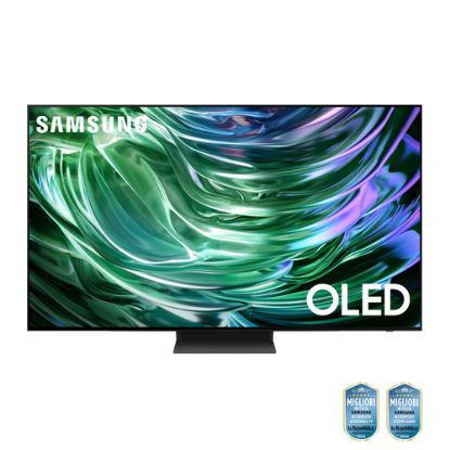 Immagine di Samsung TV OLED 4K 55” QE55S90DAEXZT Smart TV Wi-Fi Graphite Black 2024, Processore NQ4 AI GEN2, Self-illuminating pixels, Laser Slim Design, Dolby Atmos