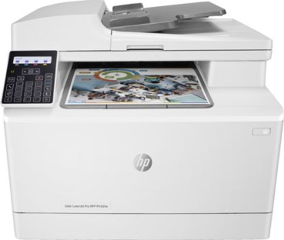 Immagine di HP Color LaserJet Pro Stampante multifunzione M183fw, Stampa, copia, scansione, fax, ADF da 35 fogli; Risparmio energetico; Funzionalità di sicurezza avanzate; Wi-Fi dual band