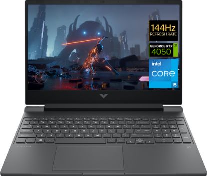 Immagine di HP Victus Gaming 15-fa1038nl Intel® Core™ i5 i5-12500H Computer portatile 39,6 cm (15.6") Full HD 16 GB DDR4-SDRAM 512 GB SSD NVIDIA GeForce RTX 4050 Wi-Fi 6 (802.11ax) Windows 11 Home Nero