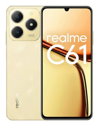 Immagine di realme C61 17,1 cm (6.74") Doppia SIM Android 14 4G USB tipo-C 6 GB 256 GB 5000 mAh Oro