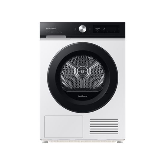 Immagine di Samsung DV90BB5245AES3 asciugatrice a caricamento frontale Optimal Dry 9 kg Classe A+++, Porta nera + Panel nero