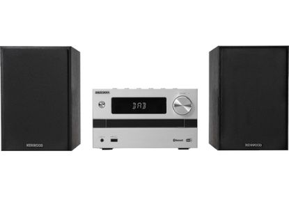 Immagine di Kenwood M-720DAB set audio da casa Microsistema audio per la casa 25 W Nero, Argento