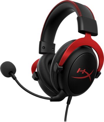 Immagine di HyperX Cloud II – Cuffie da gaming (nero-rosso)