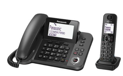 Immagine di Panasonic KX-TGF320E telefono Telefono DECT Identificatore di chiamata Nero