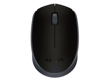 Immagine di Logitech M171 Mouse Wireless, 2.4 GHz con Mini Ricevitore USB, Rilevamento Ottico, Durata ‎Batteria Fino a 12 Mesi, Mouse Ambidestro per PC/Mac/Laptop, Nero