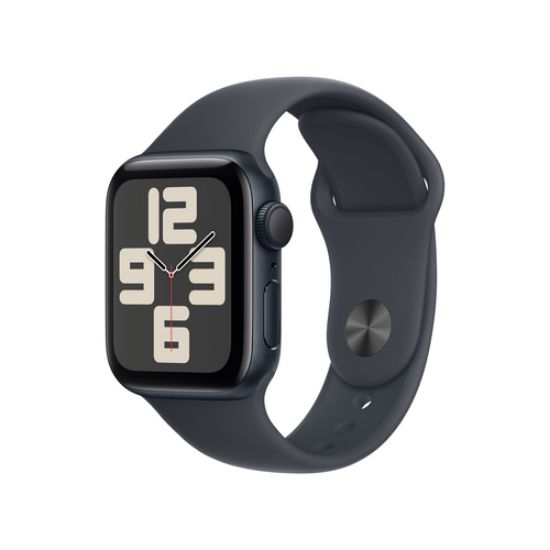 Immagine di Apple Watch SE GPS 40mm Cassa Alluminio Mezzanotte con Mezzanotte Sport Band - S/M