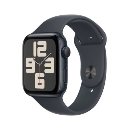 Immagine di Apple Watch SE GPS 44mm Cassa Alluminio Mezzanotte con Mezzanotte Sport Band - M/L