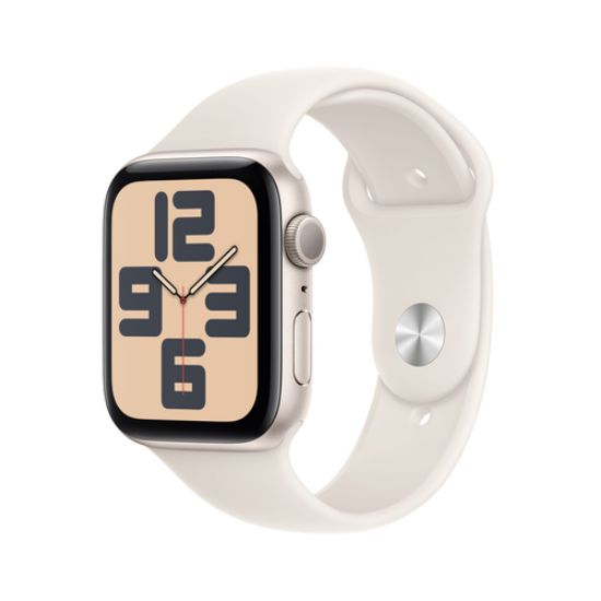 Immagine di Apple Watch SE GPS 44mm Cassa Alluminio Galassia con Galassia Sport Band - M/L