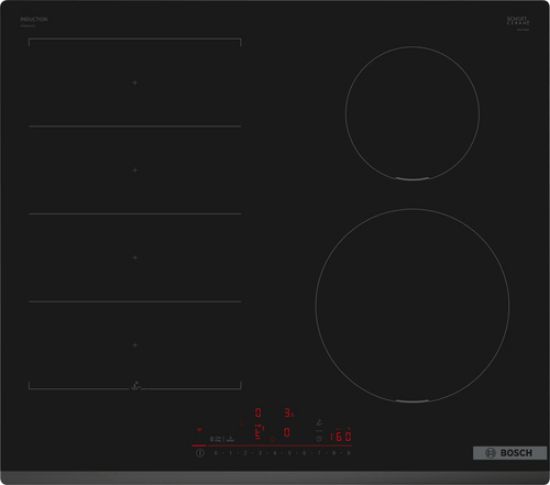 Immagine di Bosch Serie 6 PIX631HC1E Piano cottura a induzione 60 cm Nero, senza profili