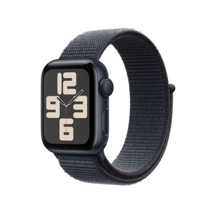 Immagine di Apple Watch SE GPS 40mm Cassa Alluminio Mezzanotte con Inchiostro Sport Loop