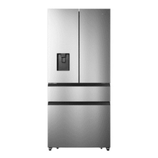 Immagine di Hisense RF540N4WIE frigorifero side-by-side Libera installazione 430 L E Acciaio inox