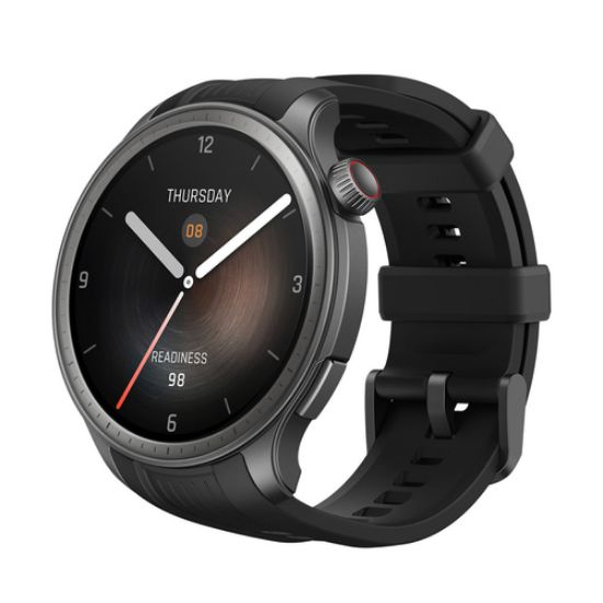 Immagine di Amazfit Balance 3,81 cm (1.5") AMOLED 46 mm Digitale 480 x 480 Pixel Touch screen Nero Wi-Fi GPS (satellitare)