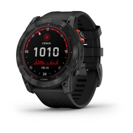 Immagine di Garmin fenix 7X Solar 3,56 cm (1.4") MIP 51 mm Digitale 280 x 280 Pixel Touch screen Grigio Wi-Fi GPS (satellitare)