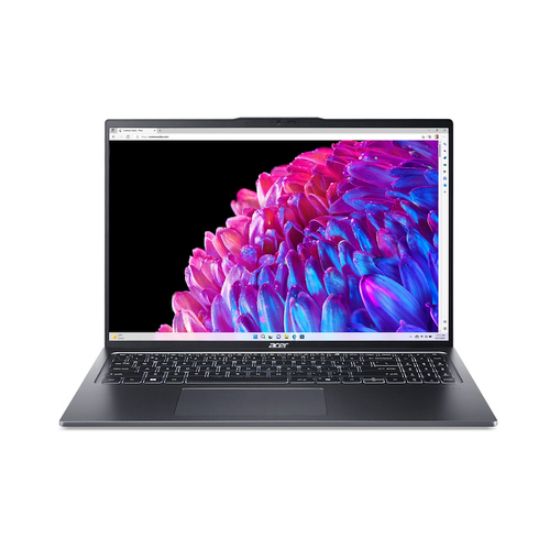 Immagine di Acer Swift Go 14 SFG16-72-79MF Intel Core Ultra 7 155U Computer portatile 40,6 cm (16") 16 GB DDR5-SDRAM 512 GB SSD Wi-Fi 6E (802.11ax) Windows 11 Home Grigio