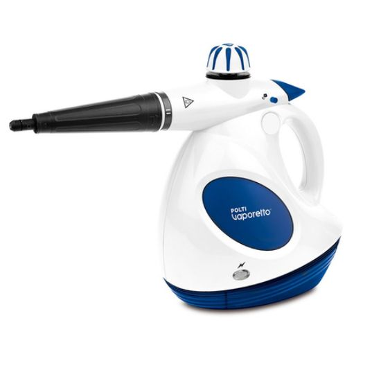 Immagine di Polti Vaporetto First Pulitore a vapore portatile 0,2 L 1000 W Blu, Bianco