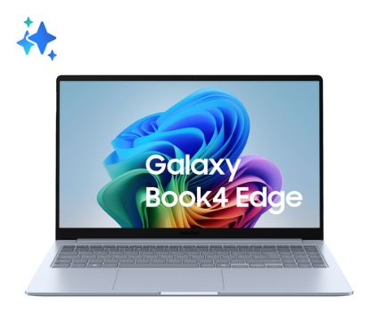 Immagine di Samsung Galaxy Book4 Edge NP750XQA-KB1IT laptop Qualcomm Snapdragon X1-P42-100 Computer portatile 39,6 cm (15.6") Full HD 16 GB LPDDR5x-SDRAM 256 GB eUFS Wi-Fi 7 (802.11be) Windows 11 Blu