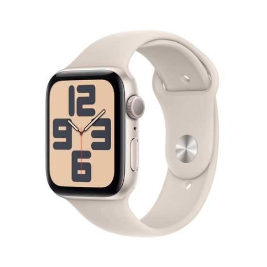 Immagine di Apple Watch SE GPS Cassa 44mm in Alluminio Galassia con Cinturino Sport Galassia - M/L