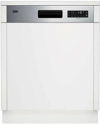 Immagine di Beko b300 Lavastoviglie 60cm semi-integrata con cruscotto Inox, Classe D, 45 dBA