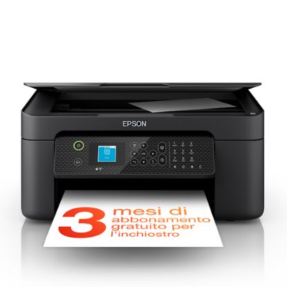 Immagine di Epson WorkForce WF-2910DWF stampante multifunzione A4 getto d'inchiostro (stampa, scansione, copia) Display LCD 3.7cm, WiFi Direct, AirPrint, 3 mesi inchiostro incluso con ReadyPrint